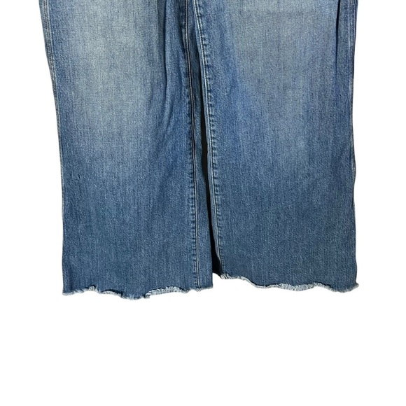 AO.LA x ALICE + OLIVIA High Rise Cropped Wide Leg Jeans in Night Moves - Picture 7 of 15